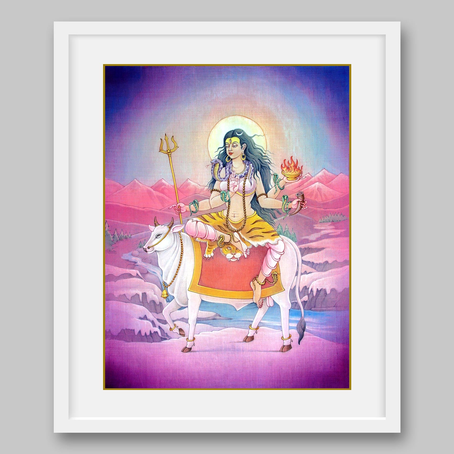 Maha Gauri - High Quality Print of Artwork by Pieter Weltevrede - Sagar World