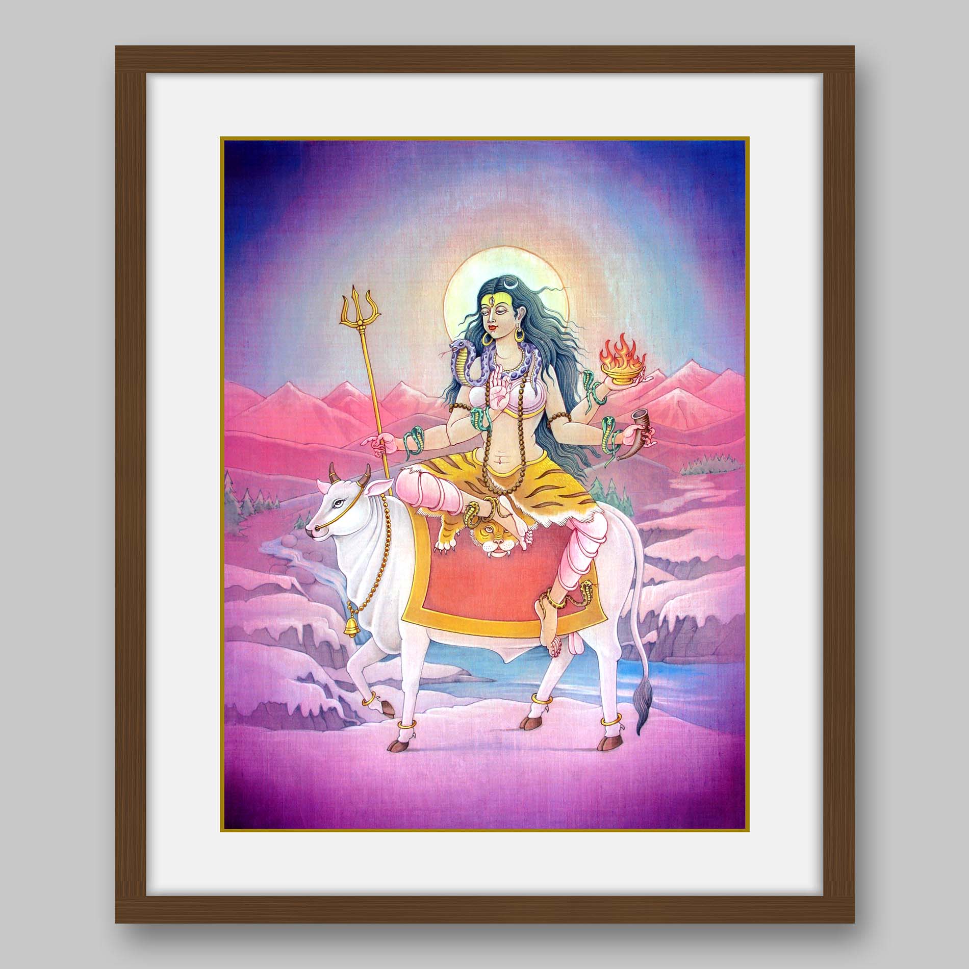 Maha Gauri - High Quality Print of Artwork by Pieter Weltevrede - Sagar World