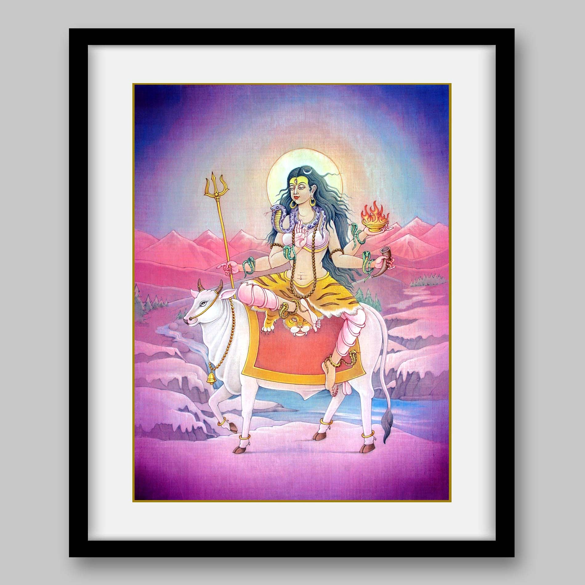 Maha Gauri - High Quality Print of Artwork by Pieter Weltevrede - Sagar World