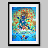Mahakala – the Protector of Dharma- High Quality Print of Artwork by Pieter Weltevrede - Sagar World