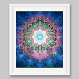 Mahamrityunjaya Yantra - High Quality Print of Artwork by Pieter Weltevrede - Home Decor - Sagar World