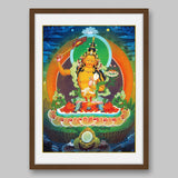Manjusri Buddha – the Buddha of Wisdom- High Quality Print of Artwork by Pieter Weltevrede - Sagar World