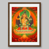 Manjusri Buddha – the Buddha of Wisdom- High Quality Print of Artwork by Pieter Weltevrede - Sagar World