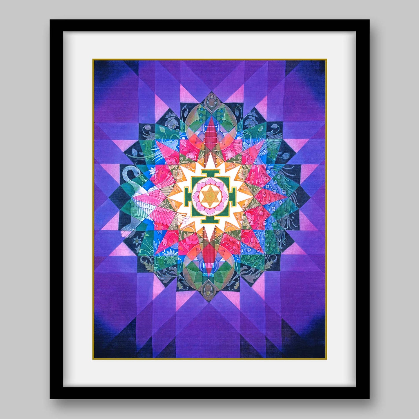 Matangi Yantra - High Quality Print of Artwork by Pieter Weltevrede - Home Decor - Sagar World