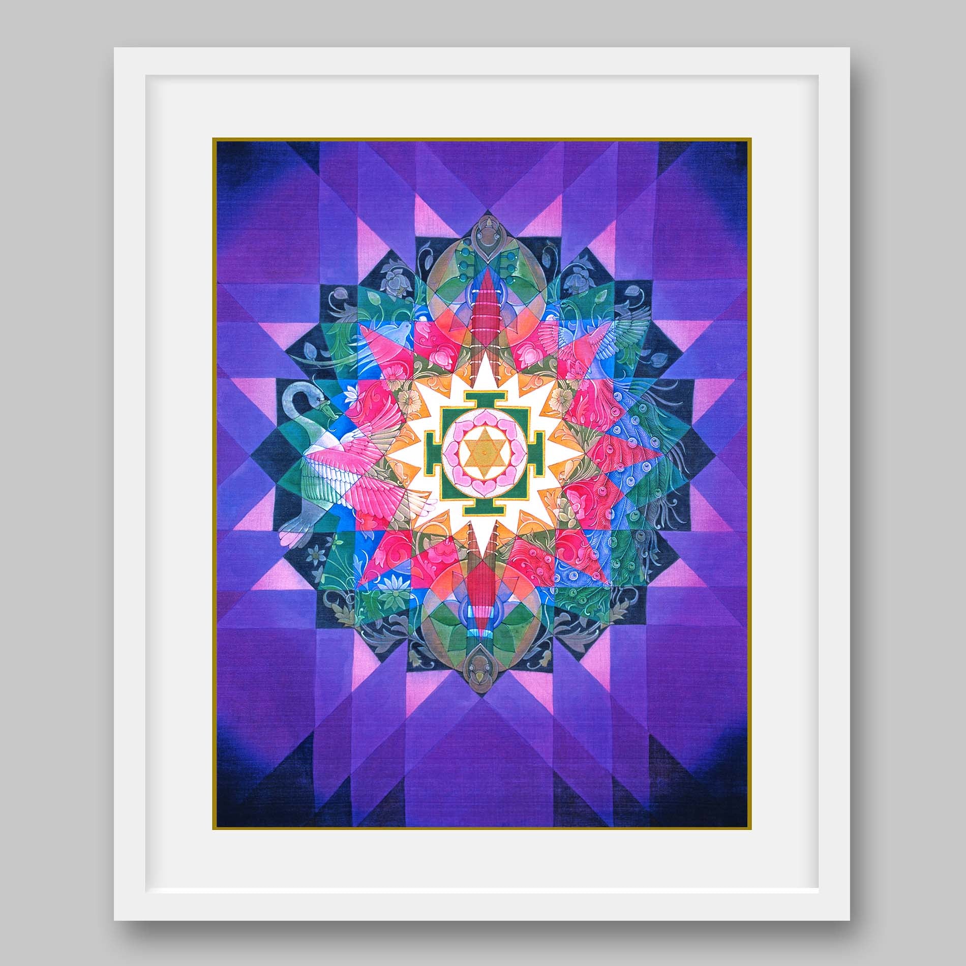 Matangi Yantra - High Quality Print of Artwork by Pieter Weltevrede - Home Decor - Sagar World