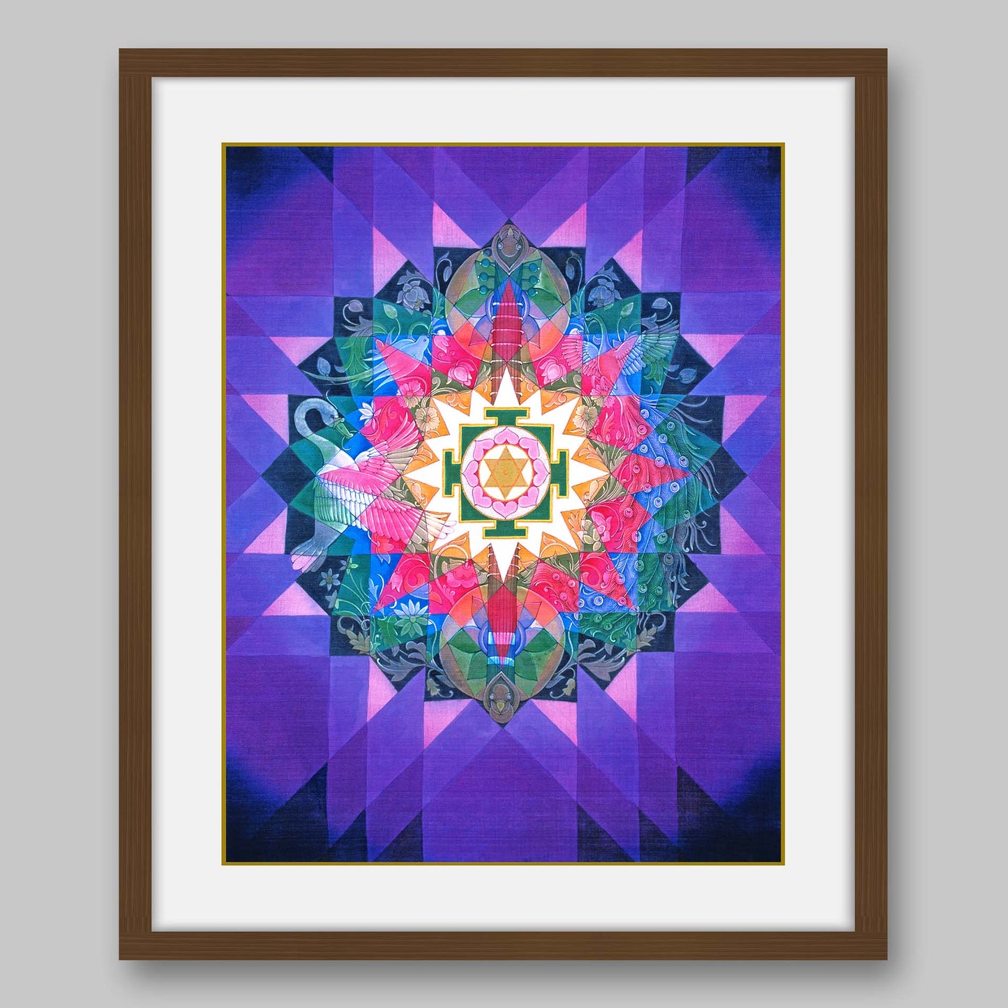 Matangi Yantra - High Quality Print of Artwork by Pieter Weltevrede - Home Decor - Sagar World