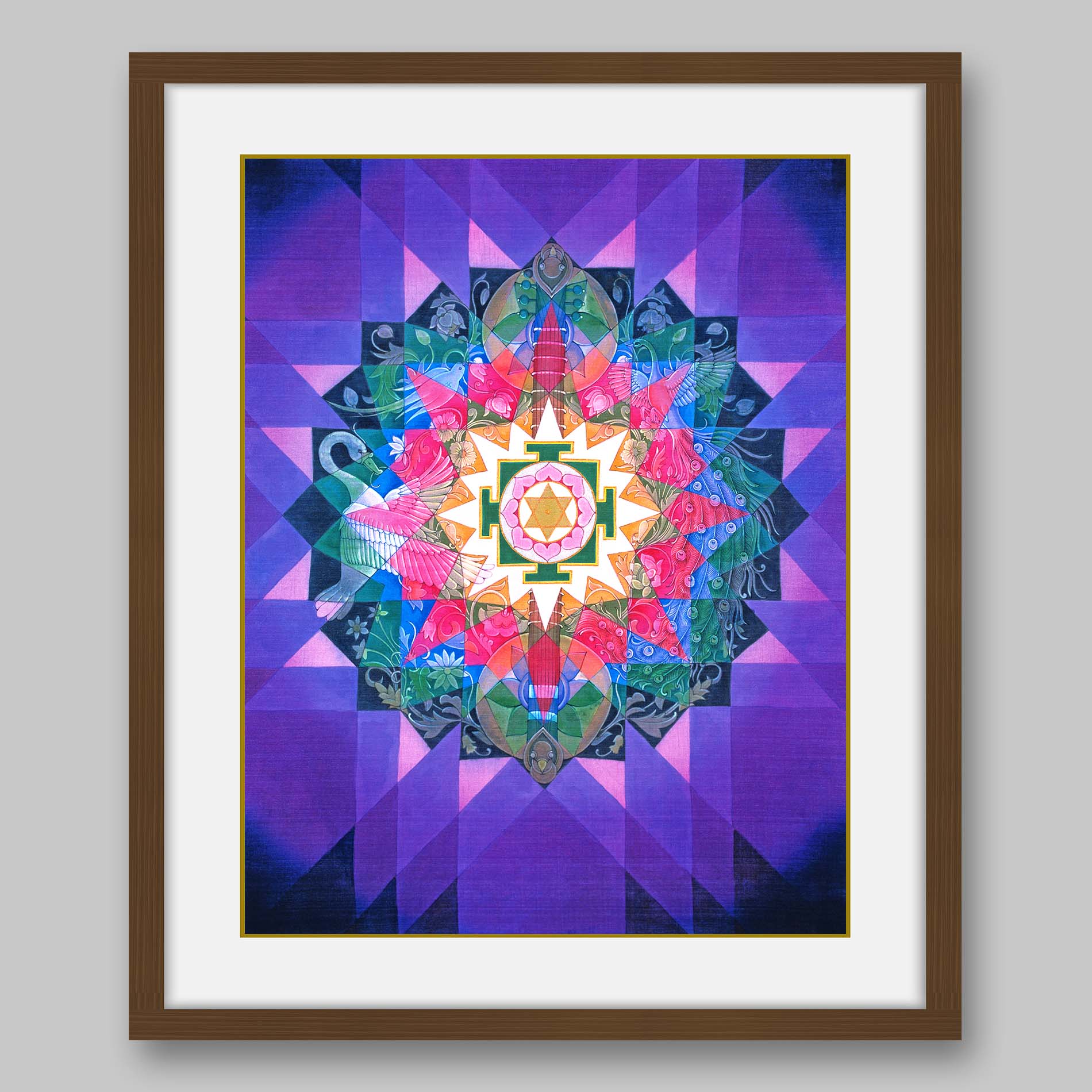 Matangi Yantra - High Quality Print of Artwork by Pieter Weltevrede - Home Decor - Sagar World