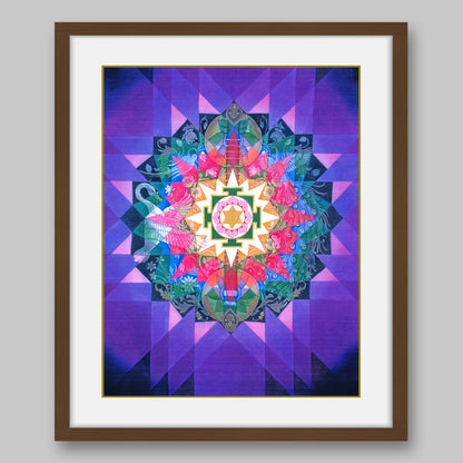 Matangi Yantra - High Quality Print of Artwork by Pieter Weltevrede - Home Decor - Sagar World