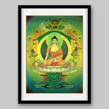 Bhaisajyaguru – The Medicine Buddha- High Quality Print of Artwork by Pieter Weltevrede
