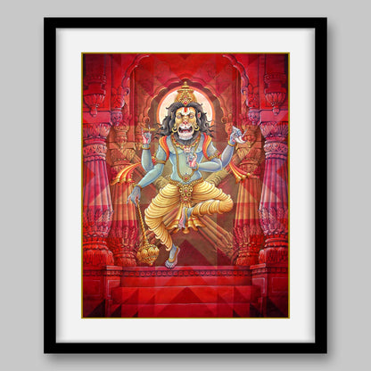 Narsimha – High Quality Print of Artwork by Pieter Weltevrede - Sagar World