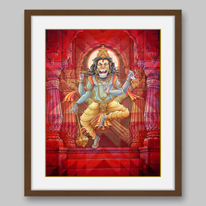 Narsimha – High Quality Print of Artwork by Pieter Weltevrede - Sagar World