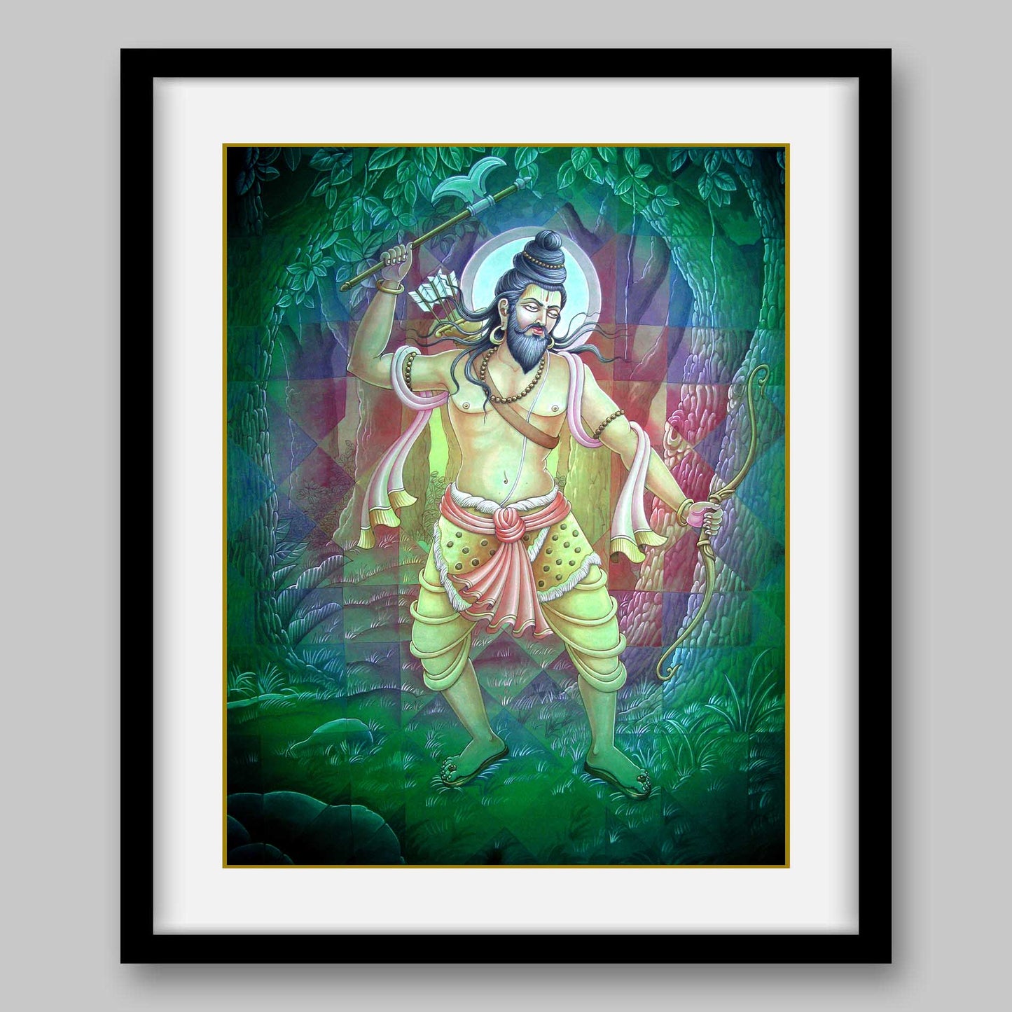 Parashuram – High Quality Print of Artwork by Pieter Weltevrede - Sagar World