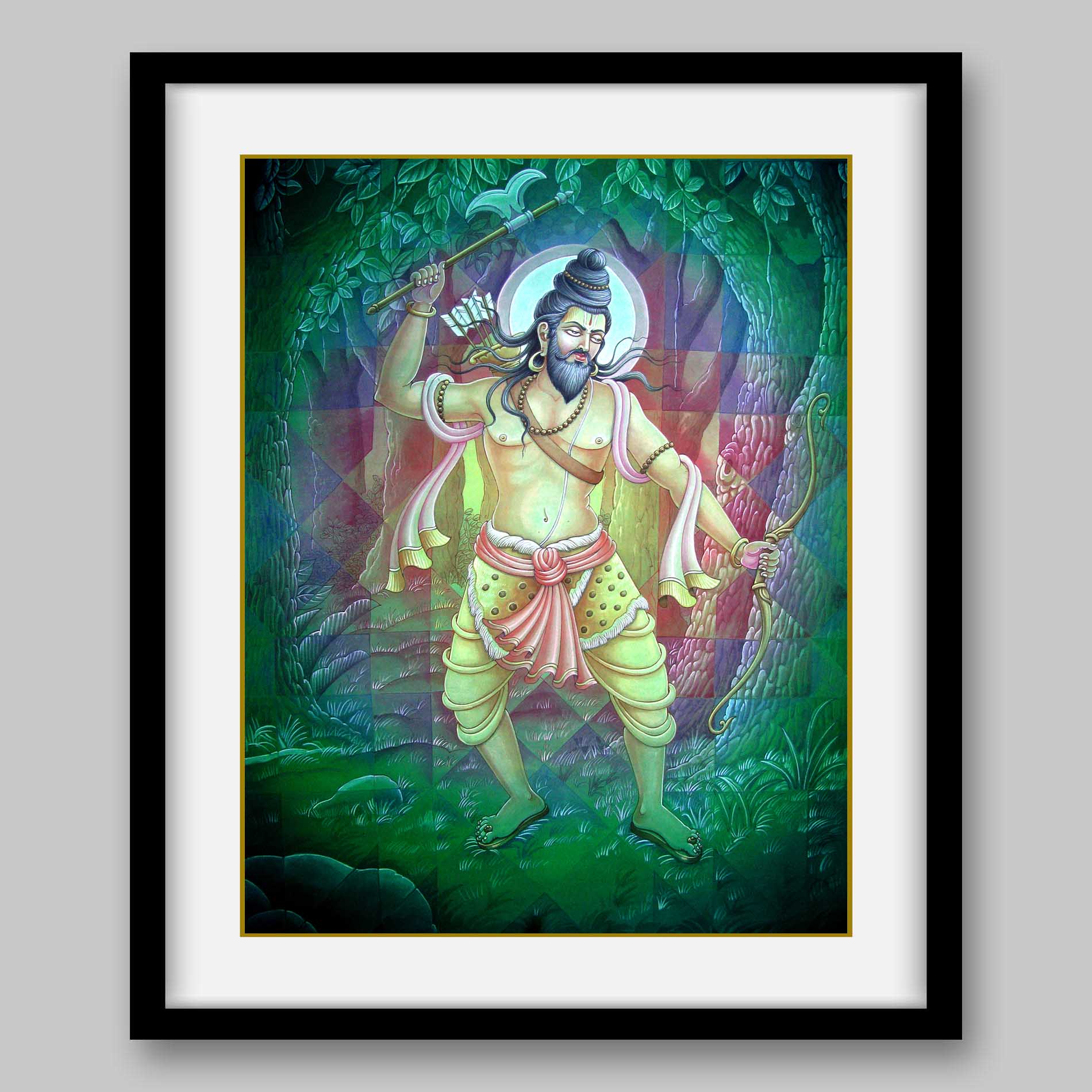 Parashuram – High Quality Print of Artwork by Pieter Weltevrede - Sagar World
