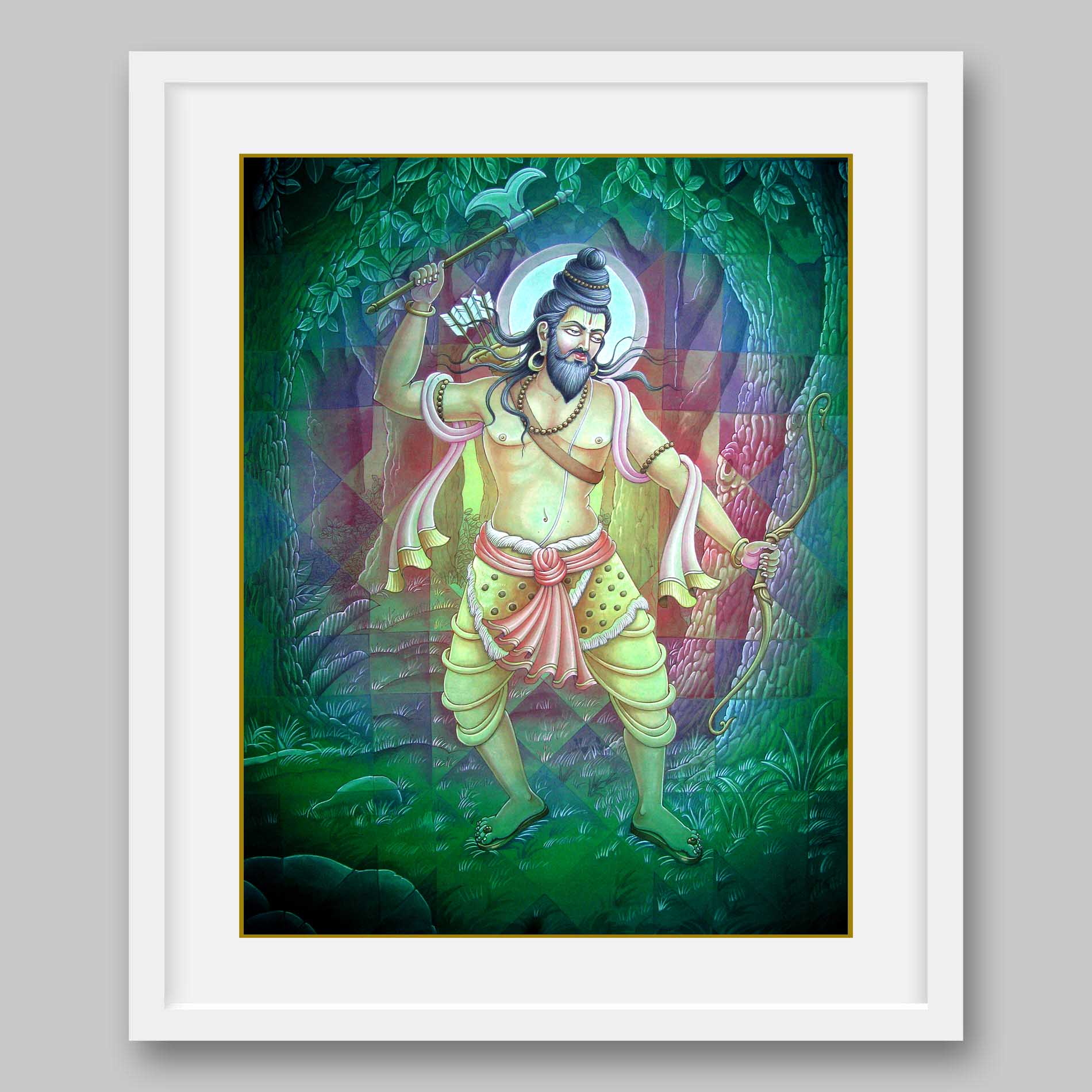 Parashuram – High Quality Print of Artwork by Pieter Weltevrede - Sagar World