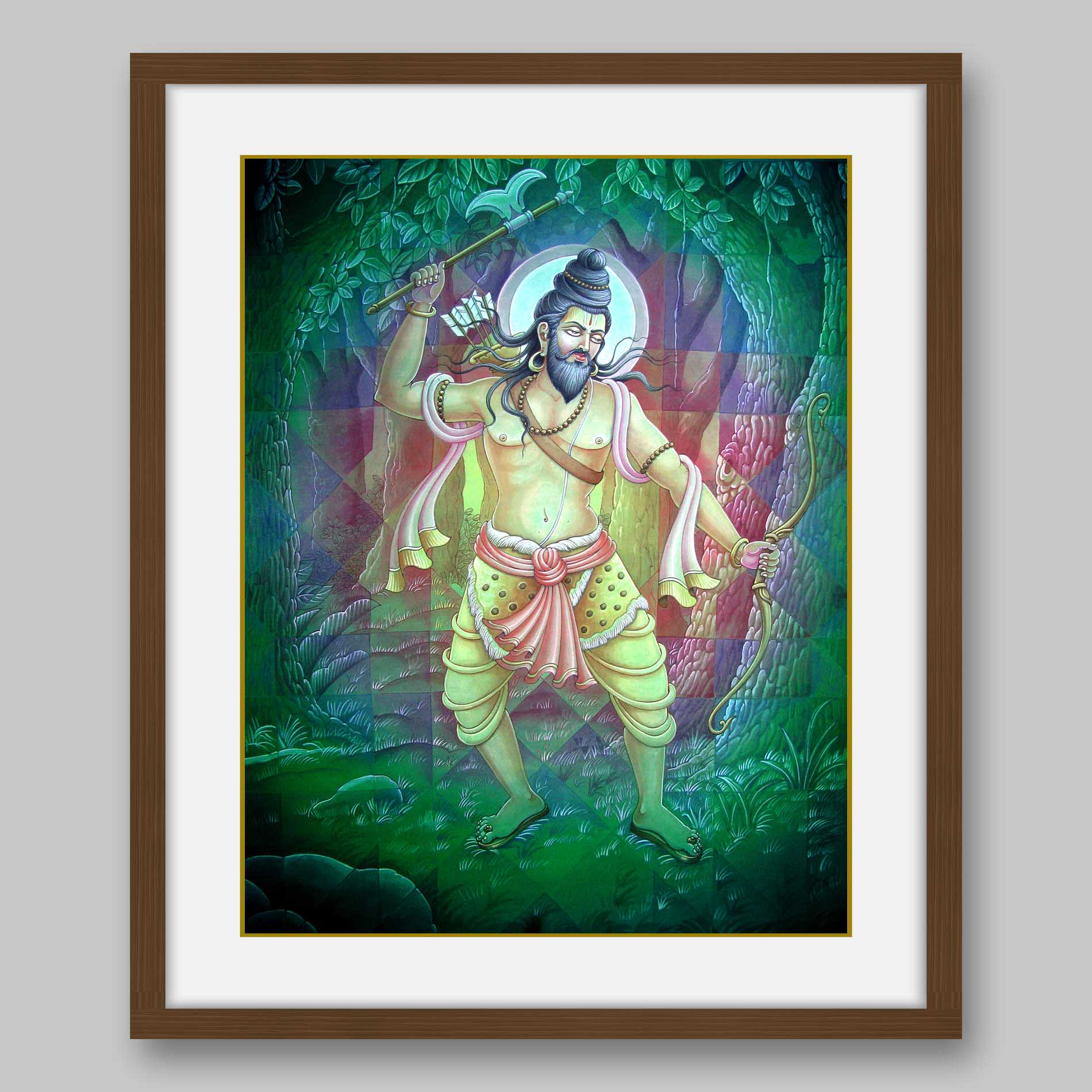 Parashuram – High Quality Print of Artwork by Pieter Weltevrede - Sagar World