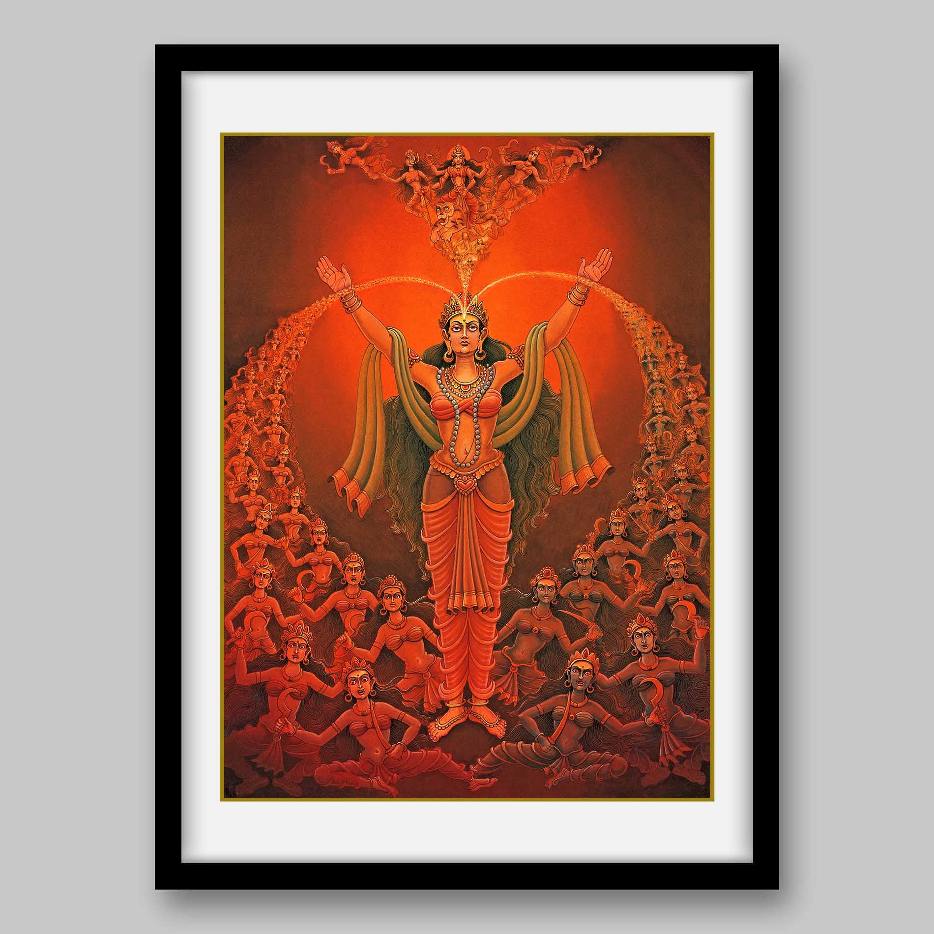 Parvati – High Quality Print of Artwork by Pieter Weltevrede - Sagar World