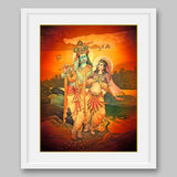 Radha Krishna - High Quality Print of Artwork by Pieter Weltevrede - Sagar World