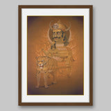 Rahu - High Quality Print of Artwork by Pieter Weltevrede - Home Decor - Sagar World
