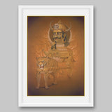 Rahu - High Quality Print of Artwork by Pieter Weltevrede - Home Decor - Sagar World