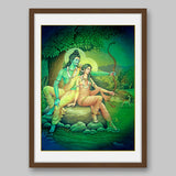 Ram and Sita - High Quality Print of Artwork by Pieter Weltevrede - Sagar World