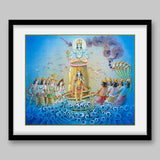 Samundra Manthan - High Quality Print of Artwork by Pieter Weltevrede - Sagar World