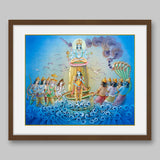 Samundra Manthan - High Quality Print of Artwork by Pieter Weltevrede - Sagar World