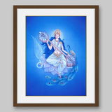 Saraswati – High Quality Print of Artwork by Pieter Weltevrede - Sagar World