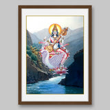 Saraswati - High Quality Print of Artwork by Pieter Weltevrede - Sagar World
