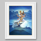 Saraswati – High Quality Print of Artwork by Pieter Weltevrede - Sagar World