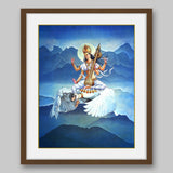 Saraswati – High Quality Print of Artwork by Pieter Weltevrede - Sagar World