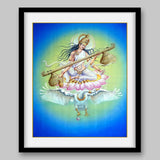 Saraswati – High Quality Print of Artwork by Pieter Weltevrede - Sagar World