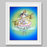Saraswati – High Quality Print of Artwork by Pieter Weltevrede - Sagar World