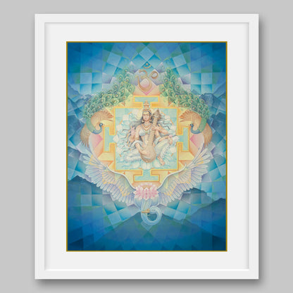 Saraswati – High Quality Print of Artwork by Pieter Weltevrede - Sagar World