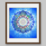 Saraswati Yantra - High Quality Print of Artwork by Pieter Weltevrede - Home Decor - Sagar World