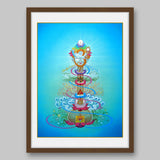 Seven Chakras – High Quality Print of Artwork by Pieter Weltevrede - Home Decor - Sagar World