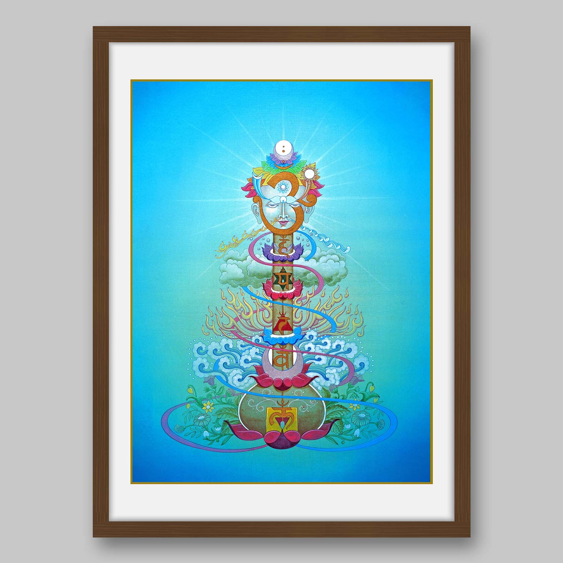 Seven Chakras – High Quality Print of Artwork by Pieter Weltevrede - Home Decor - Sagar World