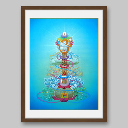 Seven Chakras – High Quality Print of Artwork by Pieter Weltevrede - Home Decor - Sagar World