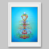 Seven Chakras – High Quality Print of Artwork by Pieter Weltevrede - Home Decor - Sagar World