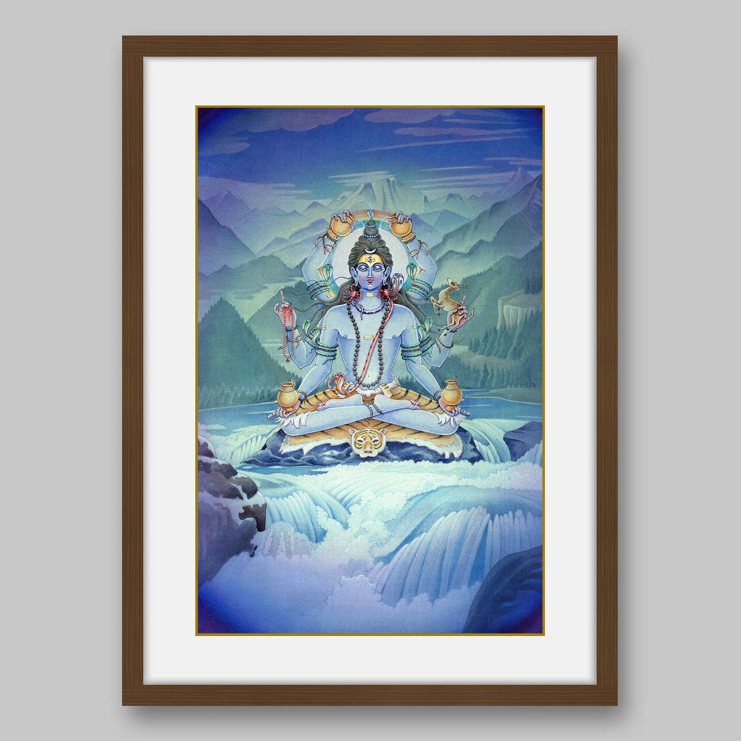 Mahamrityunjaya Shiva – High Quality Print of Artwork by Pieter Weltevrede - Sagar World