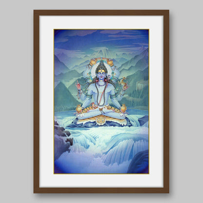 Mahamrityunjaya Shiva – High Quality Print of Artwork by Pieter Weltevrede - Sagar World