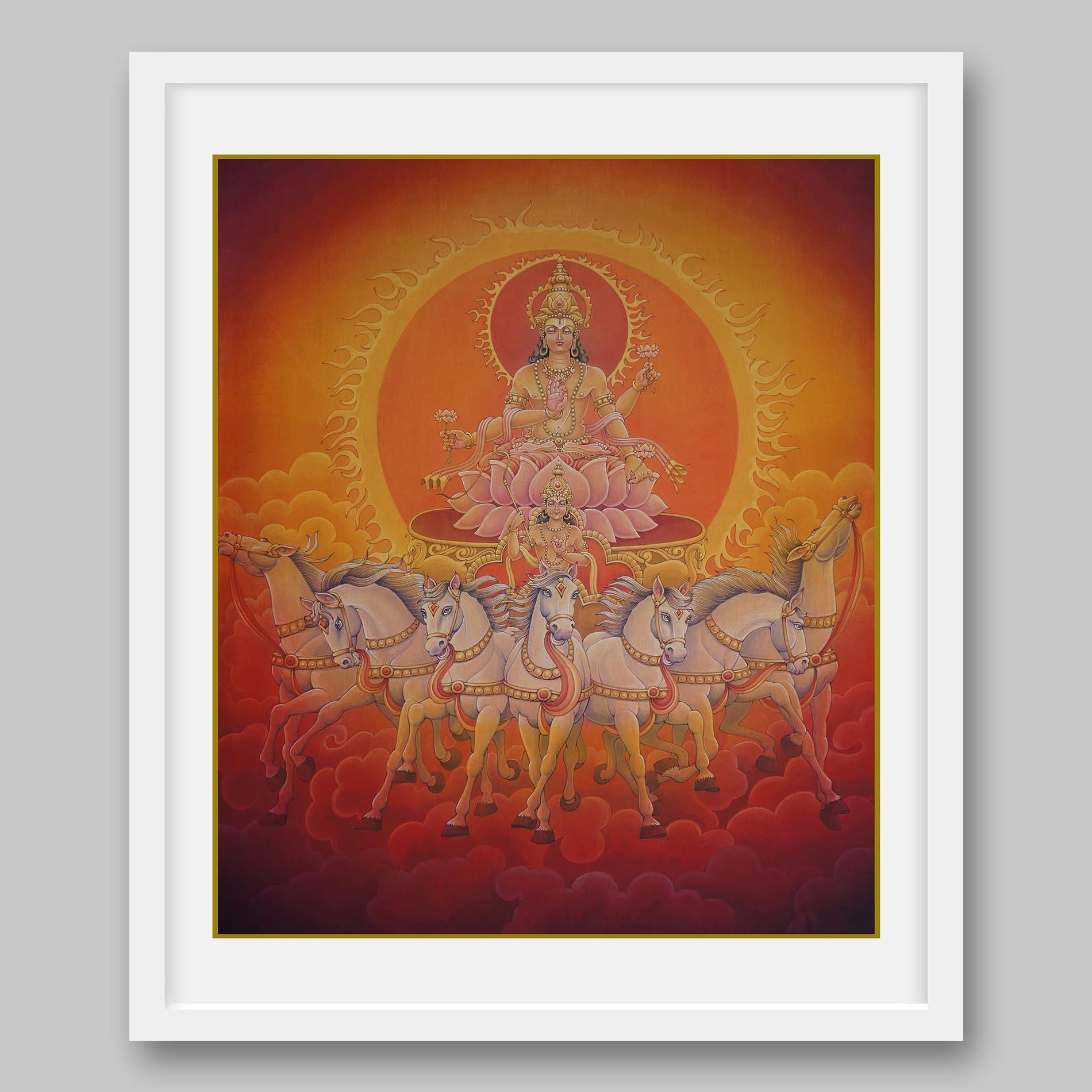 Surya - High Quality Print of Artwork by Pieter Weltevrede - Home Decor - Sagar World