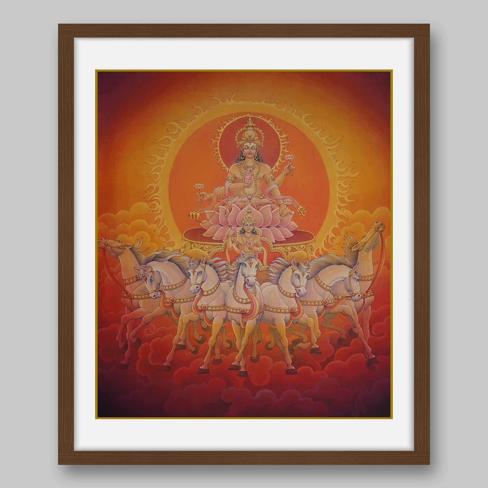 Surya - High Quality Print of Artwork by Pieter Weltevrede - Home Decor - Sagar World