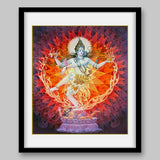 Shiva Nataraja – High Quality Print of Artwork by Pieter Weltevrede - Sagar World