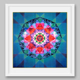 Tripura Bhairavi Yantra - High Quality Print of Artwork by Pieter Weltevrede - Sagar World