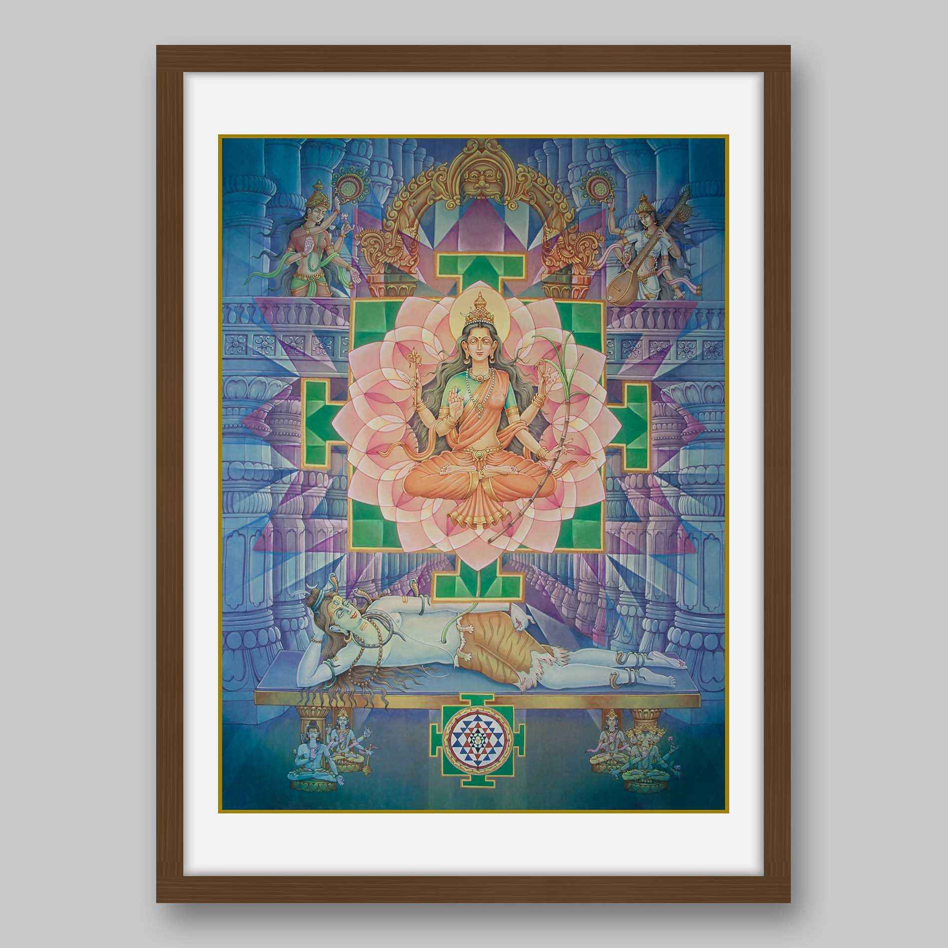 Tripura Sundari – High Quality Print of Artwork by Pieter Weltevrede