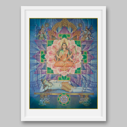Tripura Sundari – High Quality Print of Artwork by Pieter Weltevrede - Sagar World