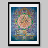 Tripura Sundari – High Quality Print of Artwork by Pieter Weltevrede - Sagar World