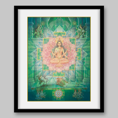 Tripura Sundari – High Quality Print of Artwork by Pieter Weltevrede - Sagar World