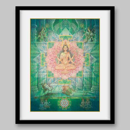 Tripura Sundari – High Quality Print of Artwork by Pieter Weltevrede - Sagar World
