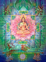 Tripura Sundari – High Quality Print of Artwork by Pieter Weltevrede - Sagar World